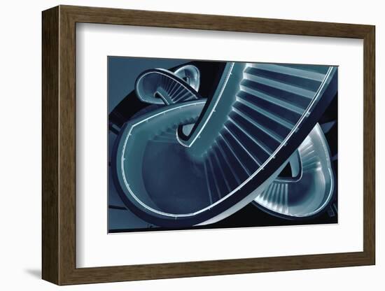 Blue Stair-Henk Van-Framed Photographic Print