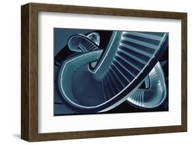 Blue Stair-Henk Van-Framed Photographic Print