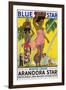 Blue Star Arandora Star Poster-Kenneth Shoesmith-Framed Giclee Print