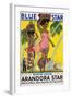 Blue Star Arandora Star Poster-Kenneth Shoesmith-Framed Giclee Print