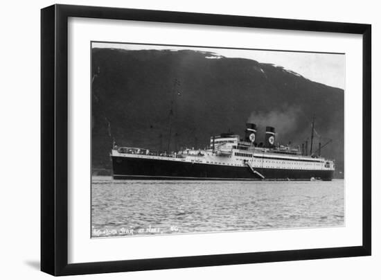 Blue Star Line Cruise Ship SS Arandora Star, Norway, C1927-C1939-null-Framed Giclee Print
