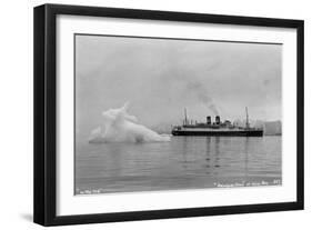 Blue Star Line's Cruise Ship Ss 'Arandora Star, Kongsfjorden, Spitzbegen, Norway, 1929-null-Framed Giclee Print