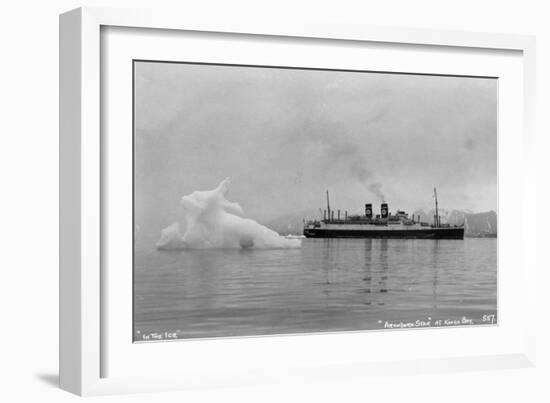 Blue Star Line's Cruise Ship Ss 'Arandora Star, Kongsfjorden, Spitzbegen, Norway, 1929-null-Framed Giclee Print