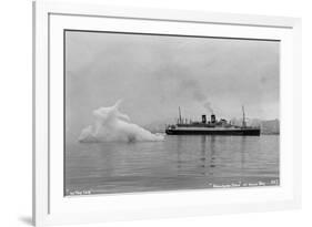 Blue Star Line's Cruise Ship Ss 'Arandora Star, Kongsfjorden, Spitzbegen, Norway, 1929-null-Framed Giclee Print