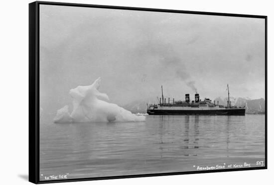 Blue Star Line's Cruise Ship Ss 'Arandora Star, Kongsfjorden, Spitzbegen, Norway, 1929-null-Framed Stretched Canvas