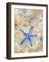 Blue Starfish-LuAnn Roberto-Framed Art Print