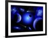 Blue Stars are Amongst the Youngest of the Stars in the Universe-Stocktrek Images-Framed Photographic Print