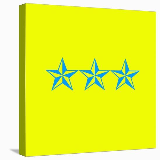 Blue Stars-null-Stretched Canvas