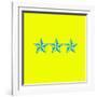 Blue Stars-null-Framed Giclee Print