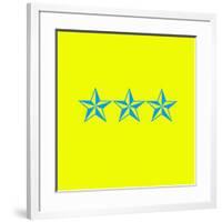 Blue Stars-null-Framed Giclee Print