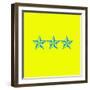 Blue Stars-null-Framed Giclee Print