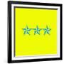 Blue Stars-null-Framed Giclee Print