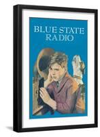 Blue State Radio-Wilbur Pierce-Framed Art Print