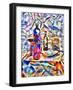 blue still life,2017-Alex Caminker-Framed Giclee Print