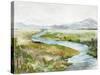 Blue Stram River-Jacob Q-Stretched Canvas