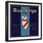 Blue Stripe Brand - Fillmore, California - Citrus Crate Label-Lantern Press-Framed Premium Giclee Print