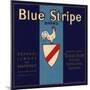 Blue Stripe Brand - Fillmore, California - Citrus Crate Label-Lantern Press-Mounted Premium Giclee Print
