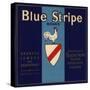 Blue Stripe Brand - Fillmore, California - Citrus Crate Label-Lantern Press-Stretched Canvas