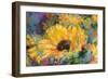 Blue Sunflowers-Richard Wallich-Framed Giclee Print