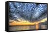 Blue Sunset-Robert Goldwitz-Framed Stretched Canvas