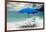 Blue Sunshade - Miami Beach - Florida-Philippe Hugonnard-Framed Photographic Print