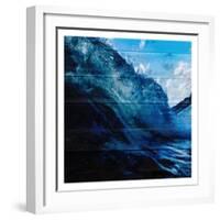 Blue Surf-Sheldon Lewis-Framed Art Print