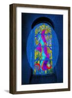 Blue Swirls, from the Series Eglise St Pierre D'Arene, 2015-Joy Lions-Framed Giclee Print