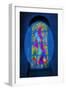 Blue Swirls, from the Series Eglise St Pierre D'Arene, 2015-Joy Lions-Framed Giclee Print