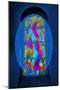 Blue Swirls, from the Series Eglise St Pierre D'Arene, 2015-Joy Lions-Mounted Giclee Print
