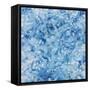 Blue Swirls-li bo-Framed Stretched Canvas