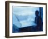 Blue Table-Graham Dean-Framed Giclee Print