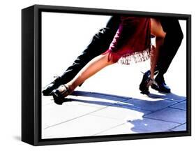 Blue Tango-Michele Roohani-Framed Stretched Canvas