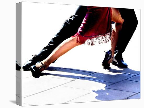 Blue Tango-Michele Roohani-Stretched Canvas