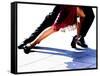 Blue Tango-Michele Roohani-Framed Stretched Canvas