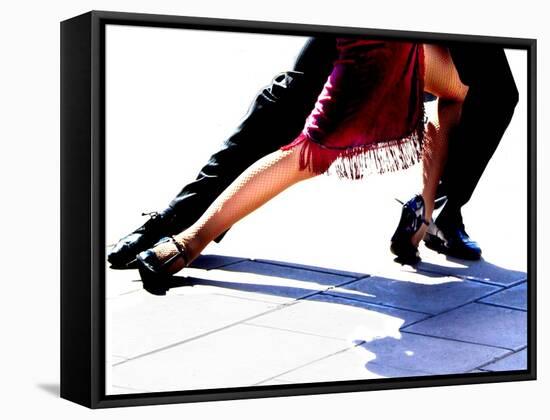 Blue Tango-Michele Roohani-Framed Stretched Canvas