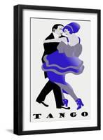 Blue Tango-null-Framed Giclee Print