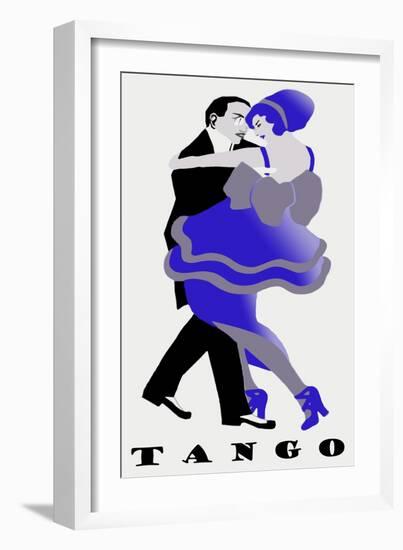 Blue Tango-null-Framed Giclee Print