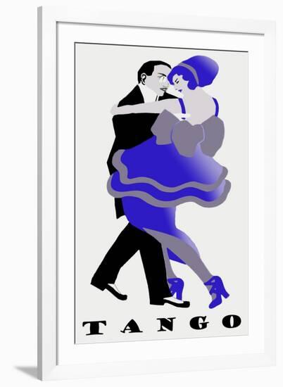 Blue Tango-null-Framed Giclee Print