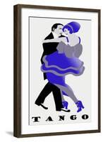 Blue Tango-null-Framed Giclee Print