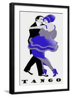 Blue Tango-null-Framed Giclee Print