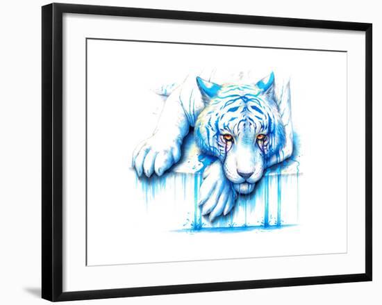 Blue Tears-JoJoesArt-Framed Giclee Print