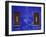 Blue Temple Wall Detail, Mingshan, Fengdu Ghost City, Fengdu, Yangtze River, Chongqing Province,...-null-Framed Premium Photographic Print