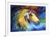 Blue Thunder War Pony-Marcia Baldwin-Framed Art Print