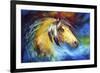 Blue Thunder War Pony-Marcia Baldwin-Framed Art Print