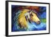 Blue Thunder War Pony-Marcia Baldwin-Framed Premium Giclee Print