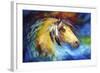 Blue Thunder War Pony-Marcia Baldwin-Framed Art Print