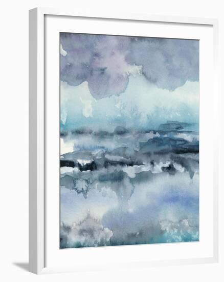 Blue Tide I-Chariklia Zarris-Framed Art Print