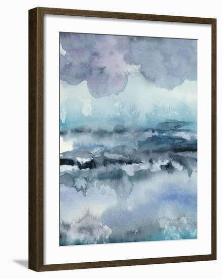 Blue Tide I-Chariklia Zarris-Framed Art Print