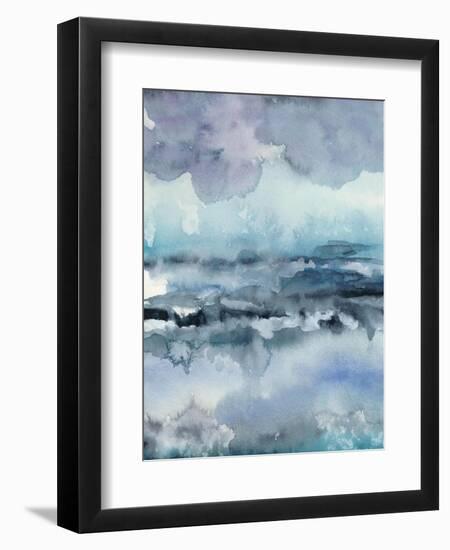 Blue Tide I-Chariklia Zarris-Framed Art Print