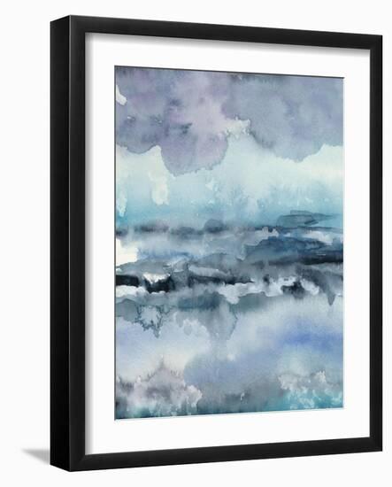 Blue Tide I-Chariklia Zarris-Framed Art Print
